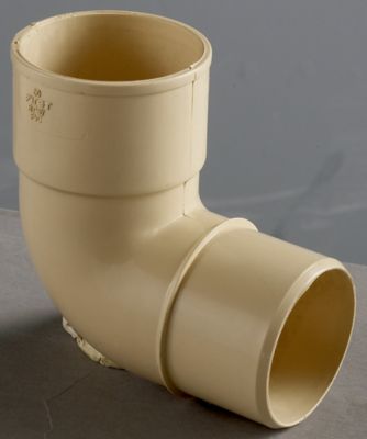 Coude de gouttière 87° MF 16 sable Interplast
