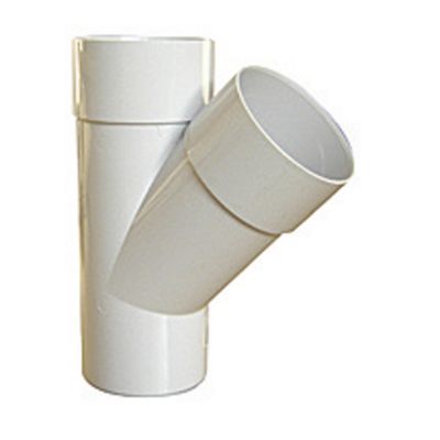 Culotte 87° MF ø25 blanc PVC Interplast