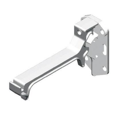 Crochet invisible Elegante blanc PVC