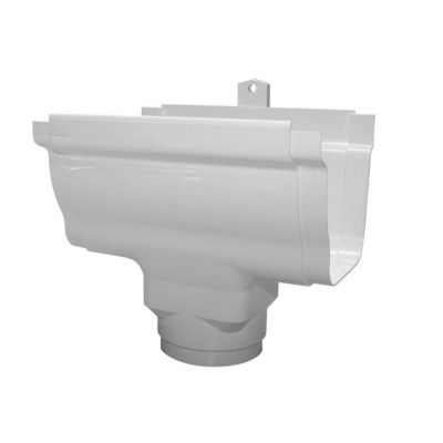 Naissance de gouttière Elegante blanc centrale