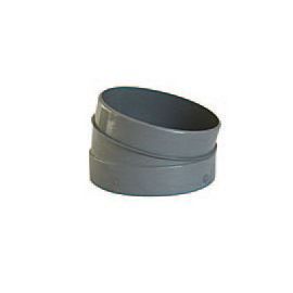 Secteur de coude 15° mâle femelle Interplast Ø100 mm