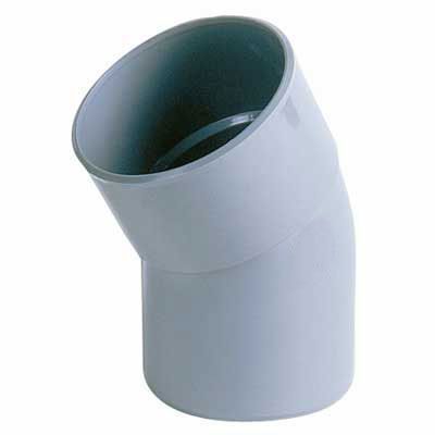 Coude en PVC mâle femelle 20° x ø40 mm Interplast