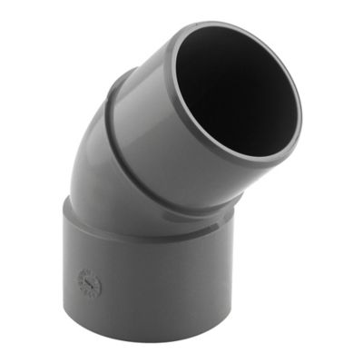 Coude pvc mâle femelle Interplast 45° ø50 mm