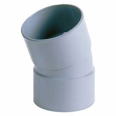 Coude pvc femelle femelle 20° ø32 mm