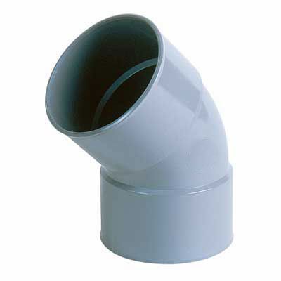 Coude 45° femelle femelle ø80 mm