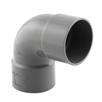 Coude pvc femelle femelle Interplast 87° ø50 mm