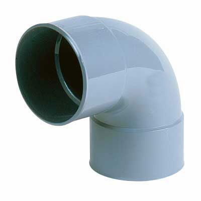 Coude 87° femelle femelle ø125 mm