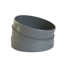 Coude 15° mâle femelle Interplast ø100 mm