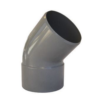 Coude pvc mâle femelle Interplast 45° ø100 mm