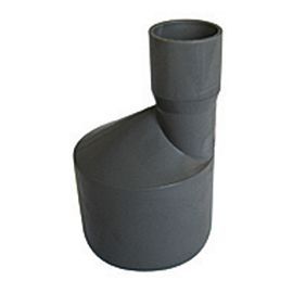 Réduction excentrée Interplast mâle 100 mm x femelle 50 mm