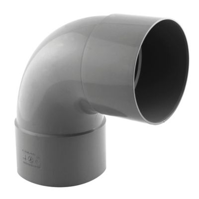 Coude 87° femelle femelle ø100 mm Interplast
