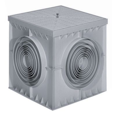 Regard/Réhausse eaux pluviales 400 x 400 mm