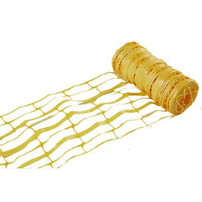 Grillage avertisseur Interplast en PVC coloris jaune pour la signalisation des conduites de gaz ente