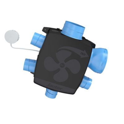 KIT VMC simple flux hygroréglable Sauter Gauli basse consommation extra plat 1 cuisine et jusqu'à  4 sanitaires