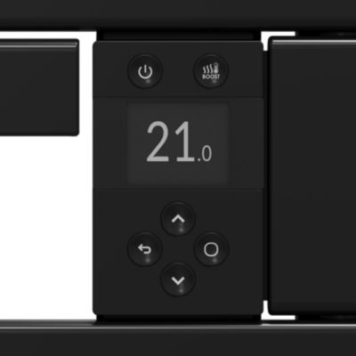 Sèche serviettes électrique à inertie fluide Sauter Asama connectable - vue 2