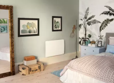 Radiateur électrique double coeur de chauffe lumineux Sauter Hekla - vue 2