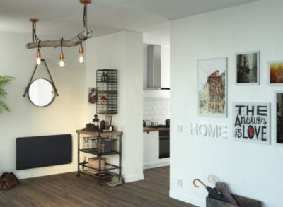 Radiateur électrique double coeur de chauffe lumineux Sauter Hekla