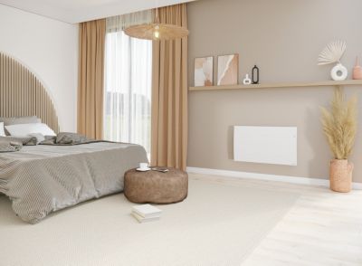 Radiateur électrique inertie sèche 1500W blanc - Sauter Sibayak 2 - Sauter