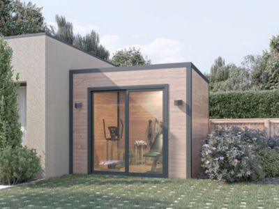 Abri de jardin Design bois douglas ép.55 mm 9m²