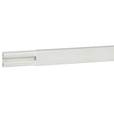 Moulure avec cloison 20x12 5 mm Legrand 2 compartiments