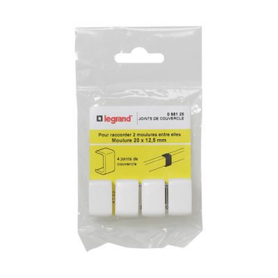 Joints couvercle pour moulure 20 x 12,5 mm Legrand