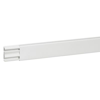 Moulure avec cloison 40x16 mm Legrand 2 compartiments