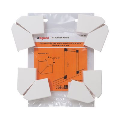 Kit tour de porte pour moulure 40 x 16 mm Legrand