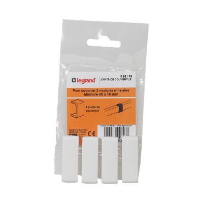 Joints de couvercle pour moulure 40 x 16 mm Legrand