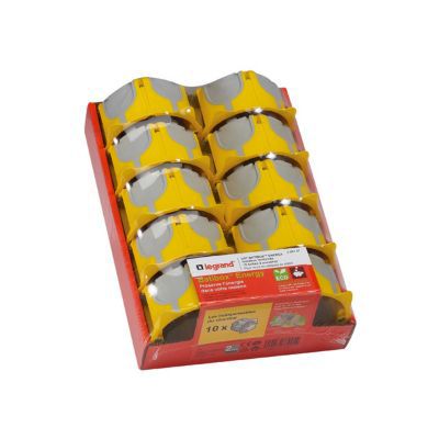 Image of 10 boîtes d'encastrement LEGRAND Batibox Energy pour plaque de plâtre 3414970339454_CAFR