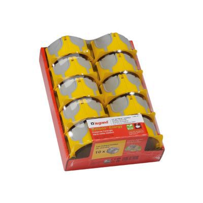 10 boîtes d'encastrement Legrand Batibox Energy pour plaque de plâtre