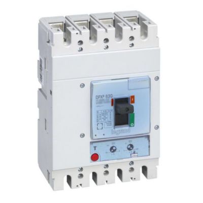 Disjoncteur magnétothermique DPX3 630 pouvoir de coupure 36kA 4P LEGRAND