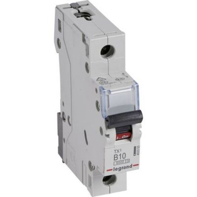 Legrand TX3 LS B10A 1P 6 kA Disjoncteur 1 pôle 230400 V