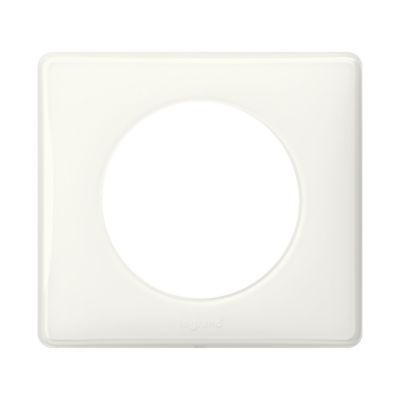 Plaque de finition simple Legrand Céliane Memories Yesterday blanc