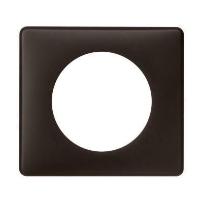 Plaque de finition simple Legrand Céliane Poudré Basalte