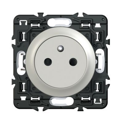 6 mécanismes 2 P+T Legrand Céliane titane