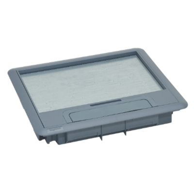 couvercle plastique pour boite de sol standard 12 ou 18 modules legrand 088001