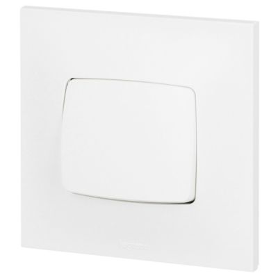 Poussoir Legrand Neptune plastique blanc