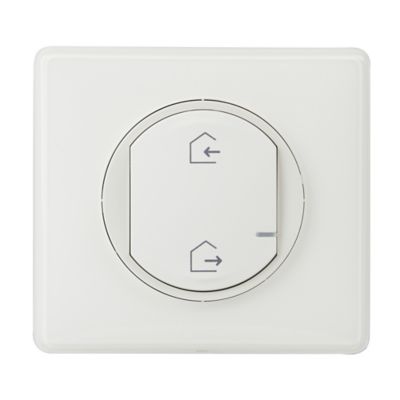 Commande générale sans fil Départ/Arrivée pour installation connectée Céliane with Netatmo blanc