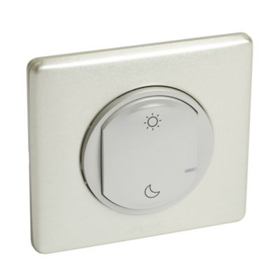 Commande sans fil Lever/Coucher pour installation connectée Céliane with Netatmo titane