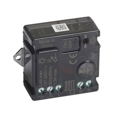 Interrupteur micromodule d'éclairage ON/OFF pour rendre votre éclairage connecté installation with N