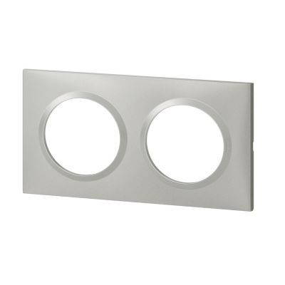 Legrand Dooxie 2 postes Aluminium