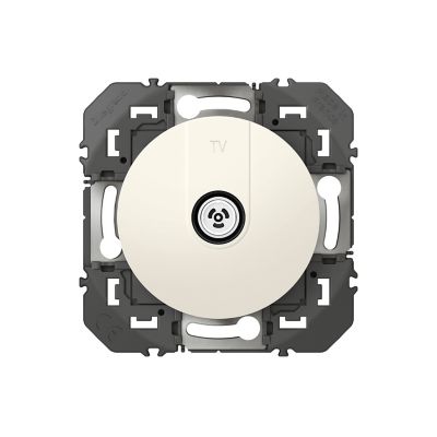 Prise TV Legrand Dooxie blanc carrée