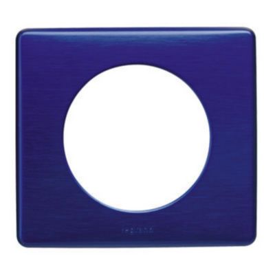 Plaque de finition Legrand Céliane nuit d'encre 1 poste