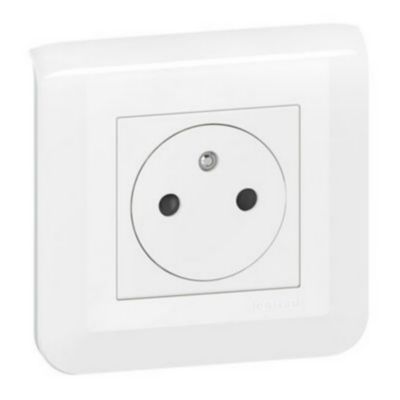 LEGRAND Mosaic support griffes plaque 2 modules - vue 4