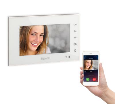 Ecran intérieur connecté Legrand 7 blanc