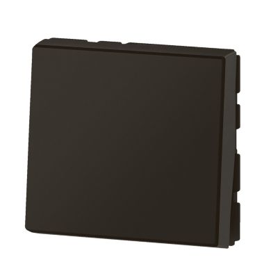 Interrupteur double Legrand Mosaïc Easy LED noir