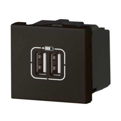Mécanisme double prise USB Legrand Mosaïc