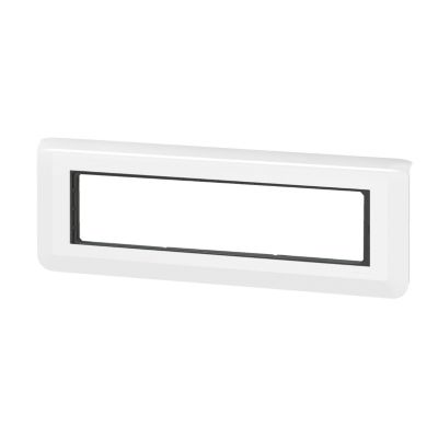 Plaque de finition 8 modules Legrand Mosaïc 0 994 79 coloris .224 x P.8 5 x H.82 mm - vue 4