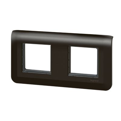 Plaque de finition 2x2 modules Legrand Mosaïc 0 994 82 coloris .153 x P.8 5 x H.82 mm