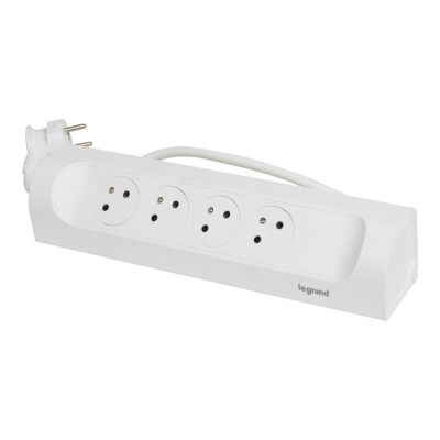 LEGRAND Multiprise FB 4x2P+T corner angle 1m 1.5mm² - vue 2